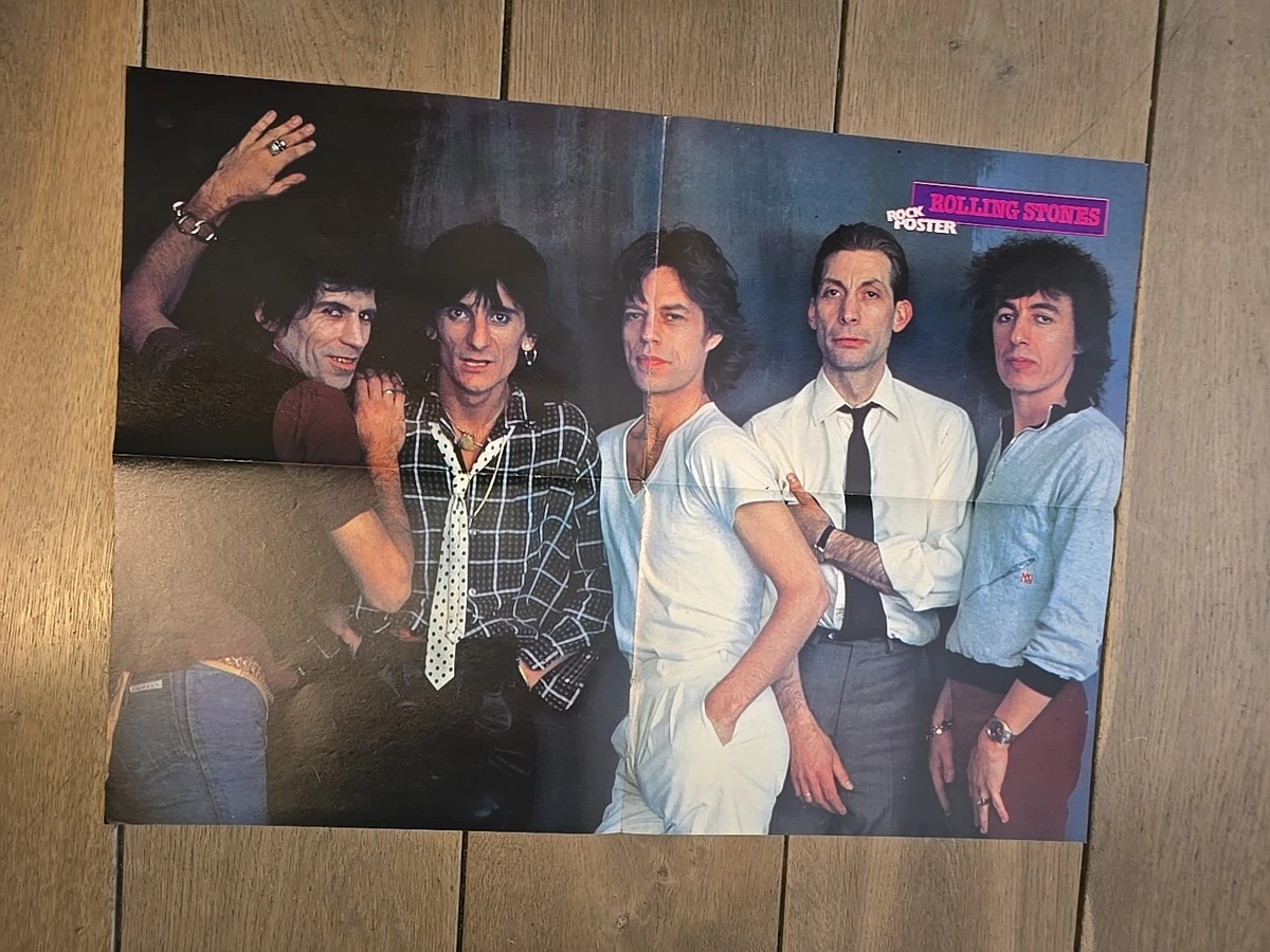 Wham / Rolling Stones - Mega super poster - 40 X 52 cm - Sweden 1985 NEW 2