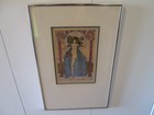 LA FRANCESSCA ART DECO LIMITED PRINT VINTAGE RETRO FRAMED PAINTING ANTIQUE RARE — photo 1