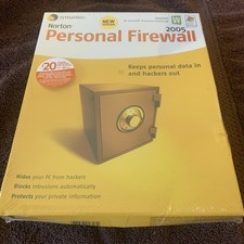 Norton Personal Firewall 2005 Windows New Sealed