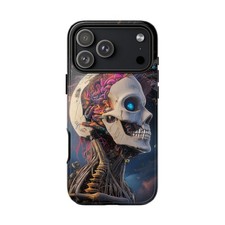 For iPhone / Galaxy / Pixel   Skull Art Abstract Skeleton Phone Case
