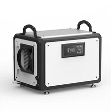 120 Pints Dehumidifier w/ Pump, Drain Hose, Auto Defrost For Crawl Spaces