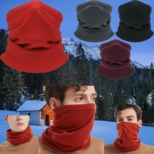 Neck Warmer Winter Run Fleece Neck Gaiter & Ski Tube Scarf Mask for Men & Women
