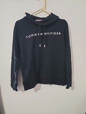 Black Tommy Hilfiger Long Sleeve Pullover Fleece YOUTH BOYS M Medium