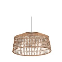HäNgelampe Rattan E27 Groß Ø 79 Cm Rund In Natur Boho HäNgeleuchte Wohnzimmer