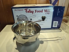 Mirro 50025 Foley Stainless Steel Healthy Food Mill Cookware, 3.5-Quart, Silver