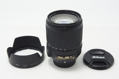 Nikon AF-S DX NIKKOR 18-140mm F3.5-5.6G ED VR Lens for F Mount w/ Hood #260828c