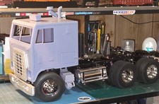 1/14 FORD WT9000 CABOVER 3D FROM THE MOVIE WHITE LINE FEVER W/ACCESSORIES