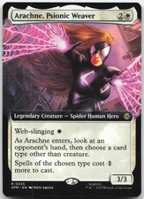 Arachne, Psionic Weaver  245 Marvel's Spider-Man Magic: The Gathering NM