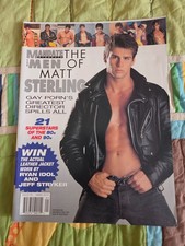 THE MEN OF MATT STERLING Mandate 1998 Gay RYAN IDOL Jeff Stryker TOM BROCK Quinn