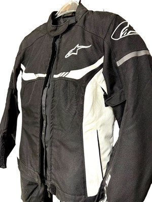 Alpinestars Damen-Motorradjacke STELLA T-SP schwarze/weiß 