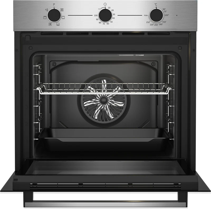 Forno da Incasso Cucina BEKO Elettrico Multifunzione 72 Litri Ventilato Grill, fotografia 4 di 6