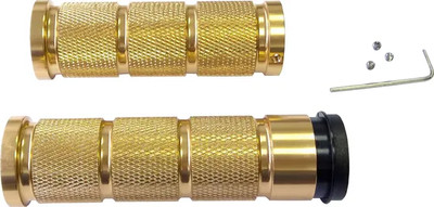 HD Bronze Aluminum Retro Handlebar Grip Set TBW HD Disc Glide 84