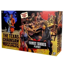 The Texas Chainisaw Massacre (1974) Dinner Scene 5 Inch Figure Playset