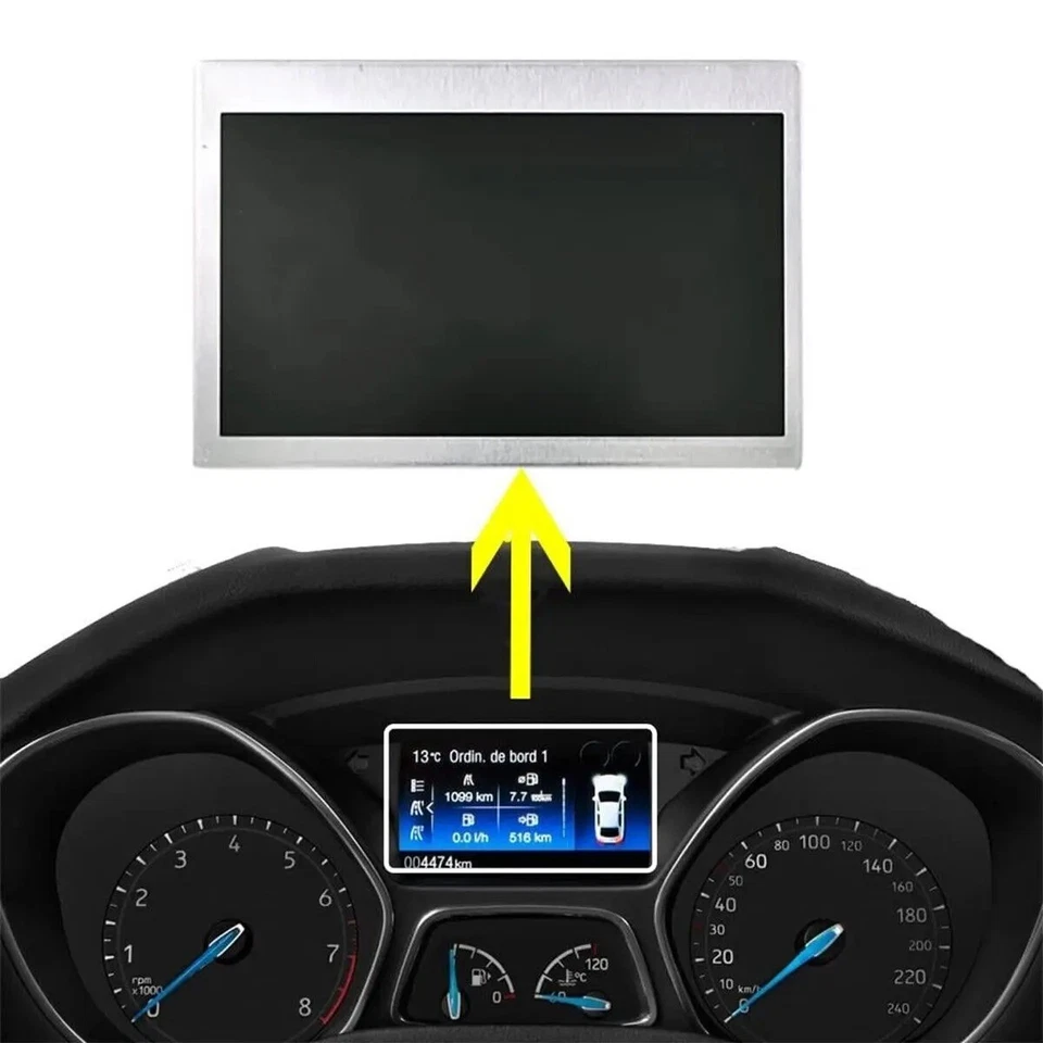 LCD Display Digitial Dashboard For Ford Focus 2011-2018 Speedometer Cluster US - Imagem 2 de 3