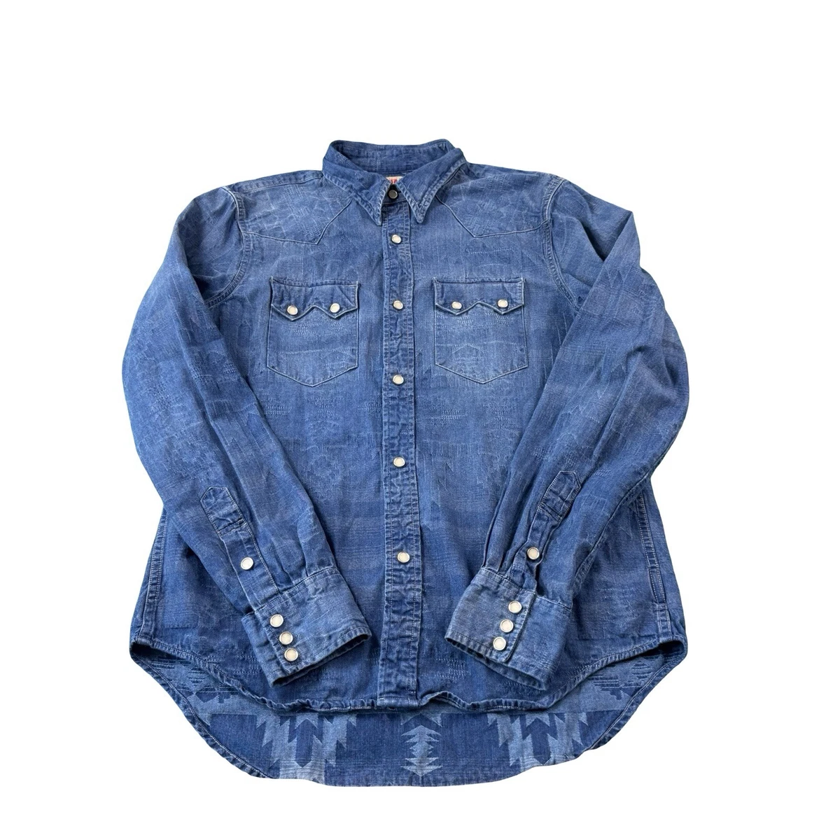 RRL Denim Casual Button-Down Shirts for Men for sale - eBay