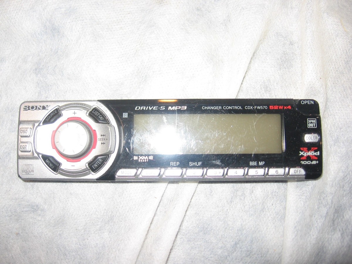 Sony Drive-S MP3 CDX-FW570 52Wx4 Detachable Face Car Stereo