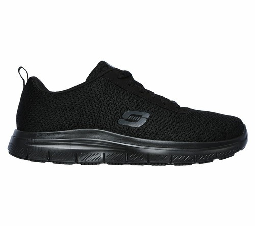 Skechers Shoe Work Wide Width Black Men 