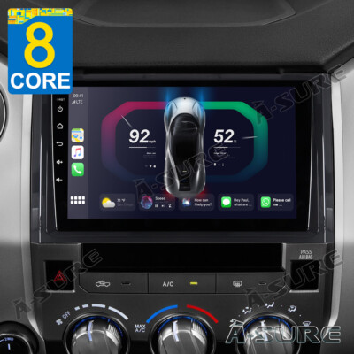 9'' 4+64GB Android 14 Stereo Radio GPS for Toyota Tundra 2014-2019 CarPlay WIFI