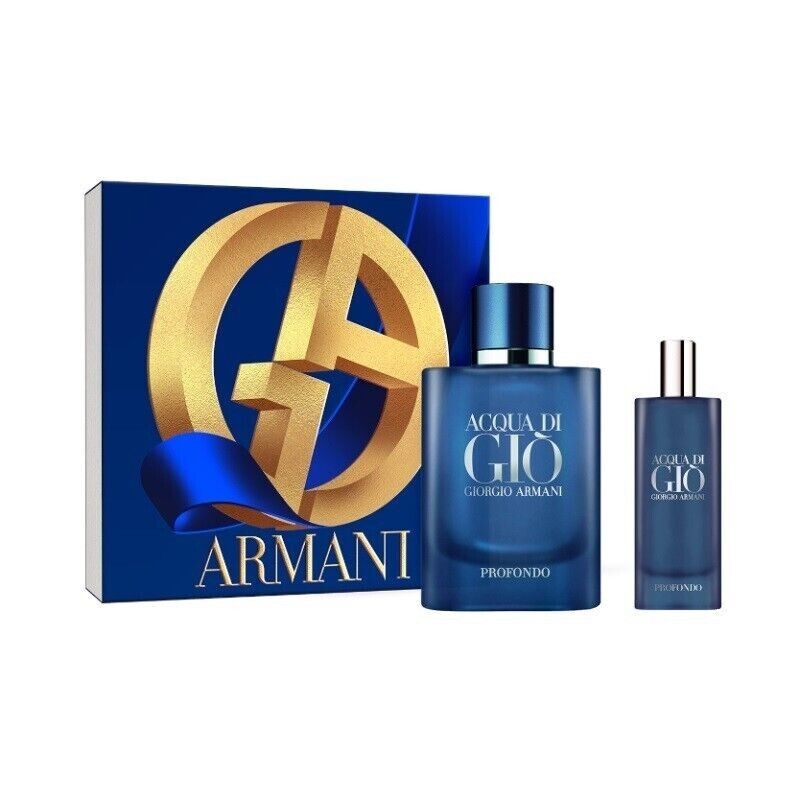GIORGIO ARMANI Cofanetto Acqua Di Giò  EdP 75ml + EAU DE PARFUM Travel Size 15ml