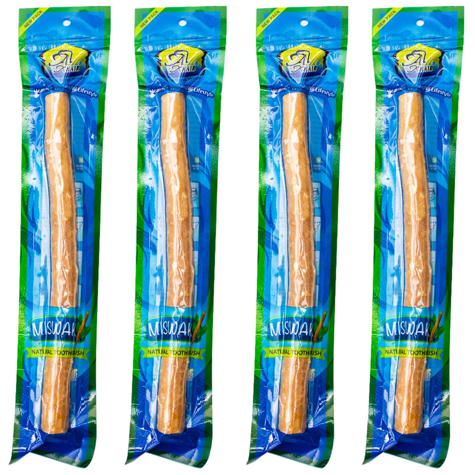 Cepillo de dientes natural Miswak - Al Khair Stick pasta de dientes palo de masticar Meswak a granel - Imagen 3 de 4