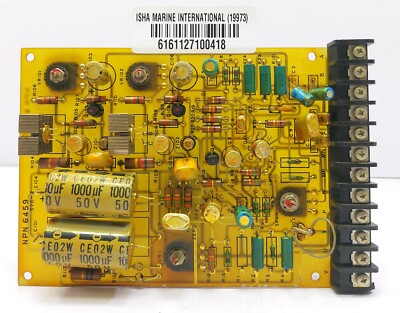 Nishishiba Electric NPN- 6459 SVC-2 Module PCB Circuit Board