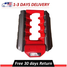 Red Engine Cover Plastic Replacement For 2015 2016 2017 Ford Mustang GT 5.0