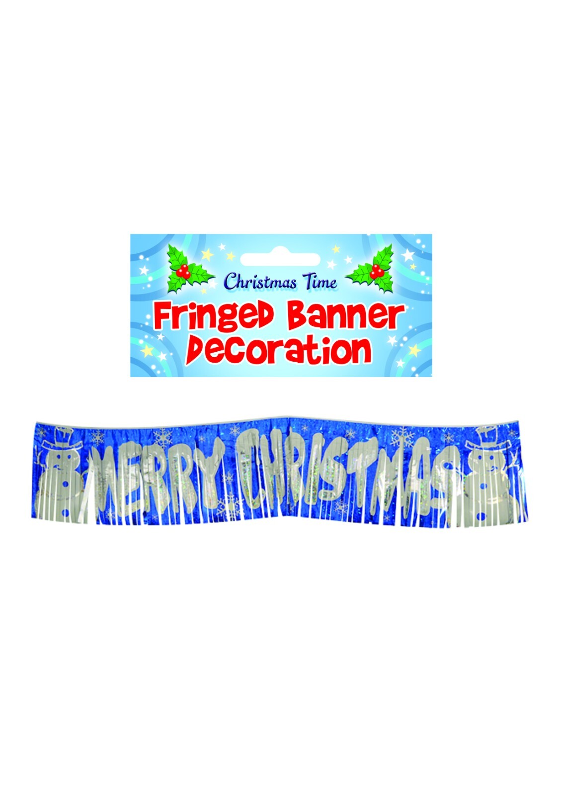 150cm Merry Christmas Fringed Christmas Party Banner