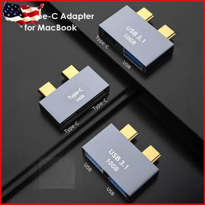USB C HUB Docking Station for MacBook Thunderbolt 3 Dual Type-C Adapters