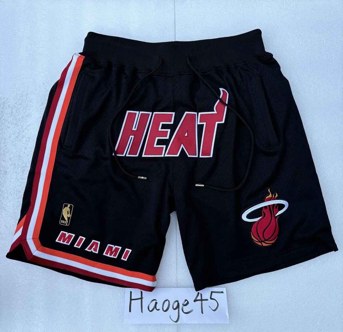 Just Don Miami Heat Shorts Just Don X Mitchell Ness Miami Heat