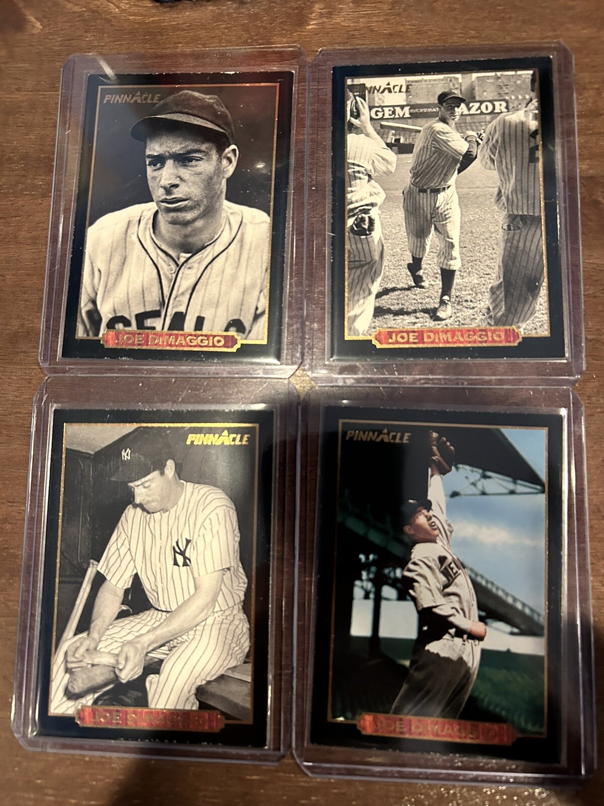 Joe DiMaggio #4 Baseball Cards 1993 Pinnacle Joe DiMaggio trading card — raw and PSA graded price guide