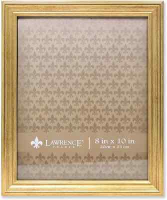 Lawrence Frames 536280 Sutter Gold 8x10 Picture Frame 8x10,