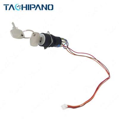 JZRCR-YPP01-1 Selector Switch for Yaskawa DX100 Mode Switch + Key + Line