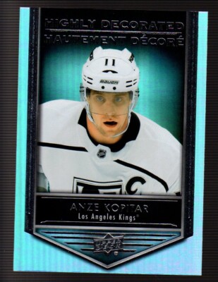 Anze Kopitar LOS ANGELES KINGS 2019-20 Upper Deck Tim Hortons HIGHLY DECORATED