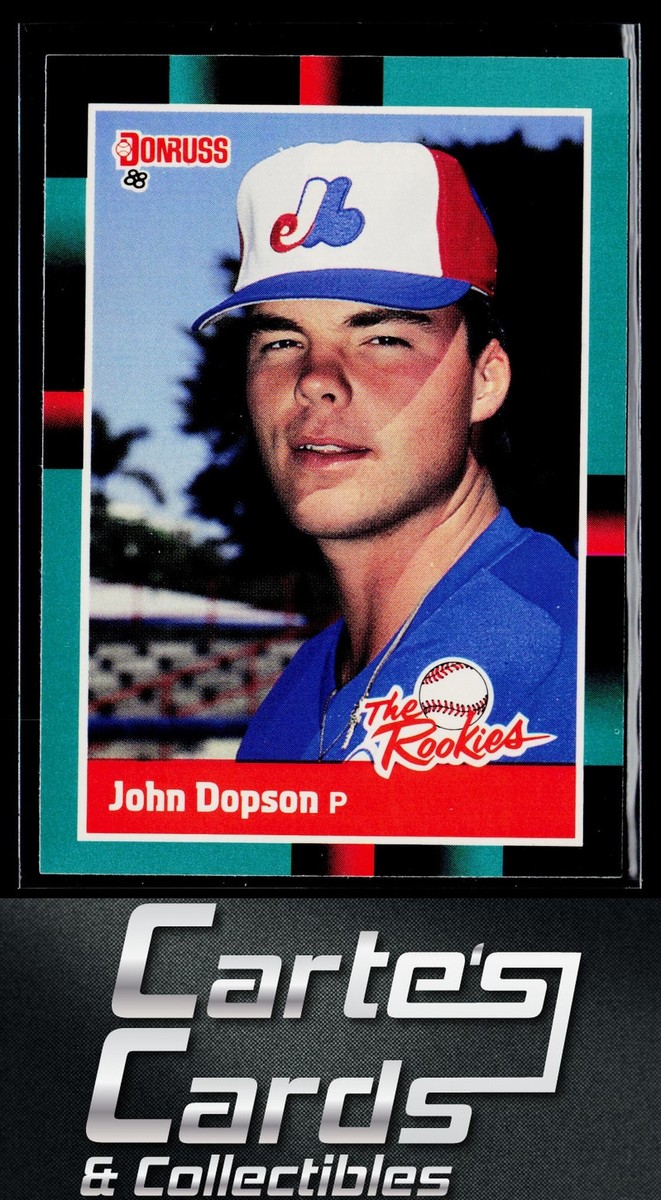 John Dopson 1988 Donruss The Rookies #43 Montreal Expos RC Rookie
