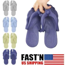 Portable Folding Flip Flops Sandals Slippers Non-Slip Travel Beach Assemblable