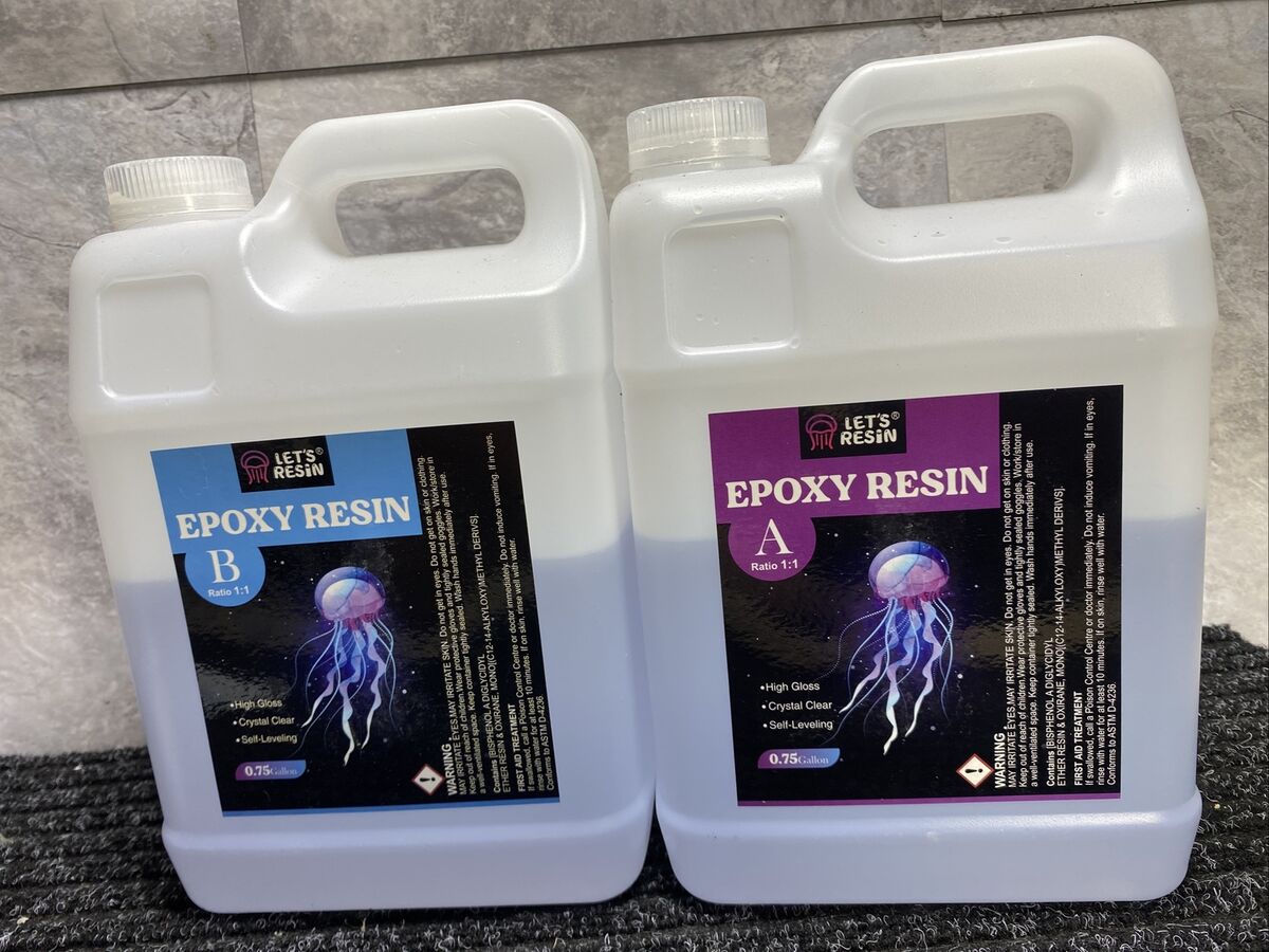 Let's Resin Epoxy Resin Kit, 2 Gallon Deep Pour Epoxy Resin,Bubble