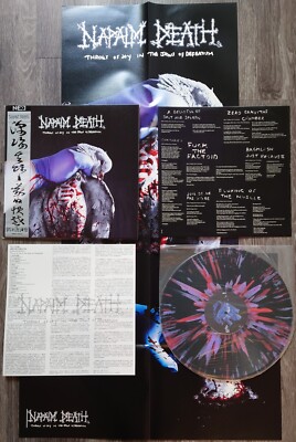 Napalm Death   Throes of Joy in the Jaws of Defeatism LP(China Edition Splatter)