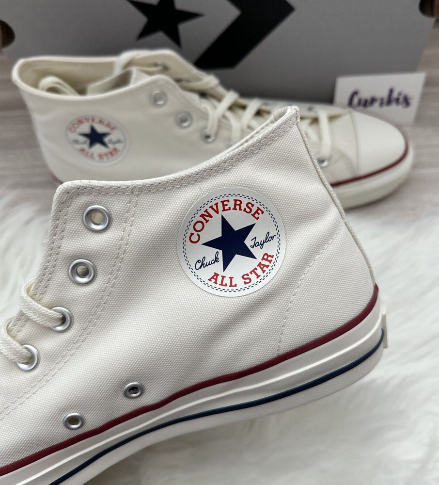 Converse CTAS Pro Mid Shoes Men's Sz 9.5 Wmns 11.5 Egret/Red/Blue - A02137C NEW