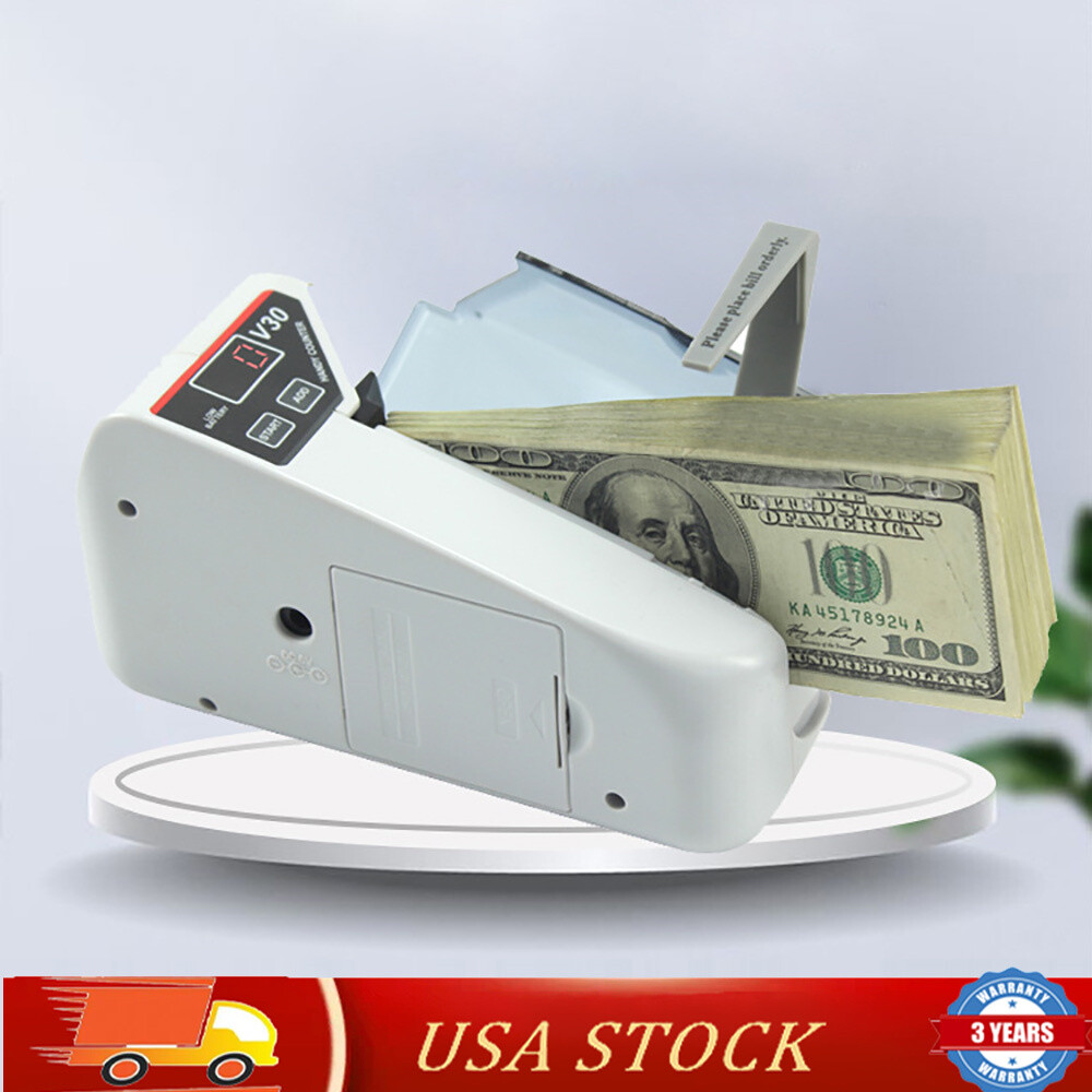 Portable Handy Bill Cash Money Counting Machine Banknote Currency Money