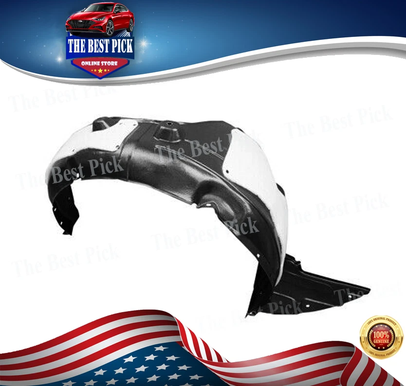 Forro guardabarros delantero derecho original para Kia Optima 2014-2015 868122T500 Foto 2 de 2