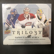 2017/18 Upper Deck Trilogy Hockey Factory Sealed Hobby Box