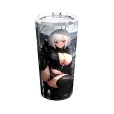 Rainy night anime waifu tumbler cup stainless steel 20 oz NEW