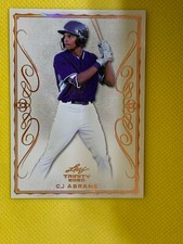 CJ ABRAMS 2020 Leaf Trinity Multi-Sport Base Rookie Card - Padres