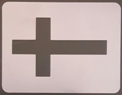 2 x Schweden / Finnland / Dänemark Flagge Schminken Schablonen WM Fußball