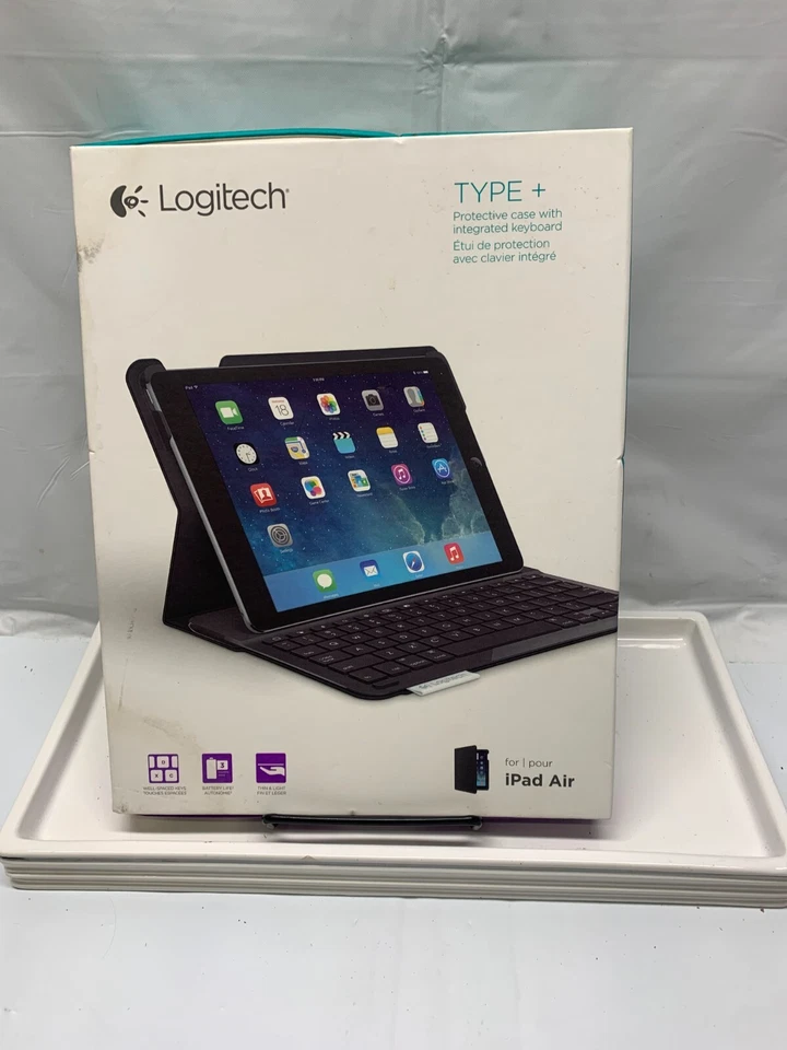 Logitech Tipo+ Funda Protectora con Teclado Integrado- iPad Air*Nuevo-CAJA DAÑADA Foto 2 de 4