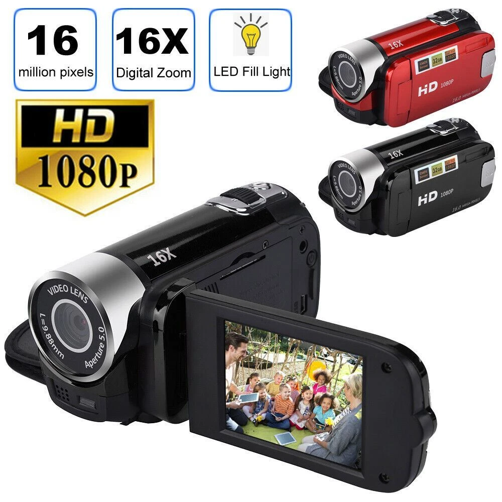 1080P HD Camcorder Digital Video Camera LCD 24MP 16X Zoom AV Night Vision | eBay