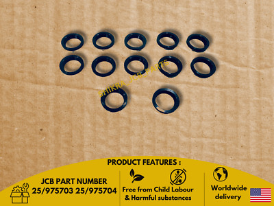 JCB BACKHOE  CONTROL VALVE KIT SPOOL & WIPER SEALS 24 PCS (25/975703 25/975704)