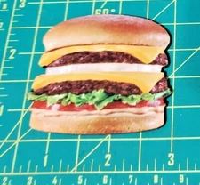 In N Out Burger Birchwood Wooden Magnet (Double Double) INO 