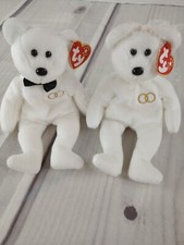 Bride And Groom Plush Bears MR  MRS Husband  Wife Wedding Anniversary Teddy