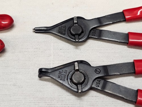 Proto Snap Retaining Ring Pliers Adjustable Reversible Internal External Set - 第 12/20 張圖片